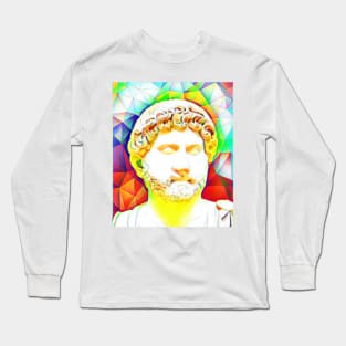 Arrian Colourful Portrait | Arrian Artwork 11 Long Sleeve T-Shirt